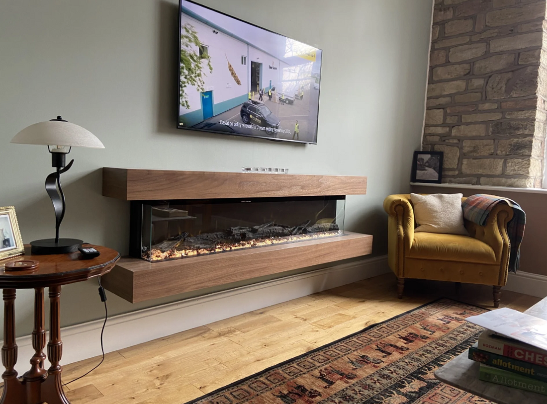 Best Wall-Mounted Electric Fireplaces for UK Homes in 2025