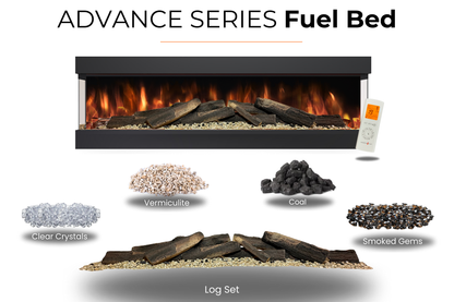 Pre-Built Media Wall Package L – Advance 1800mm Media Wall Fireplace | CAD Design Included